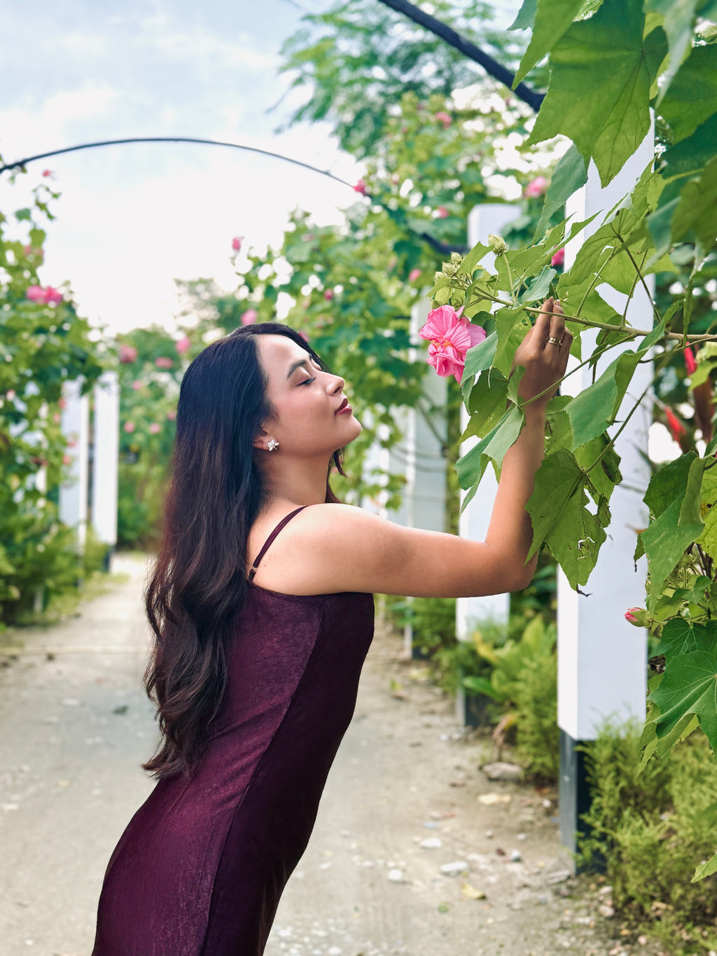 Versatile Wine Cowl Neck Dress