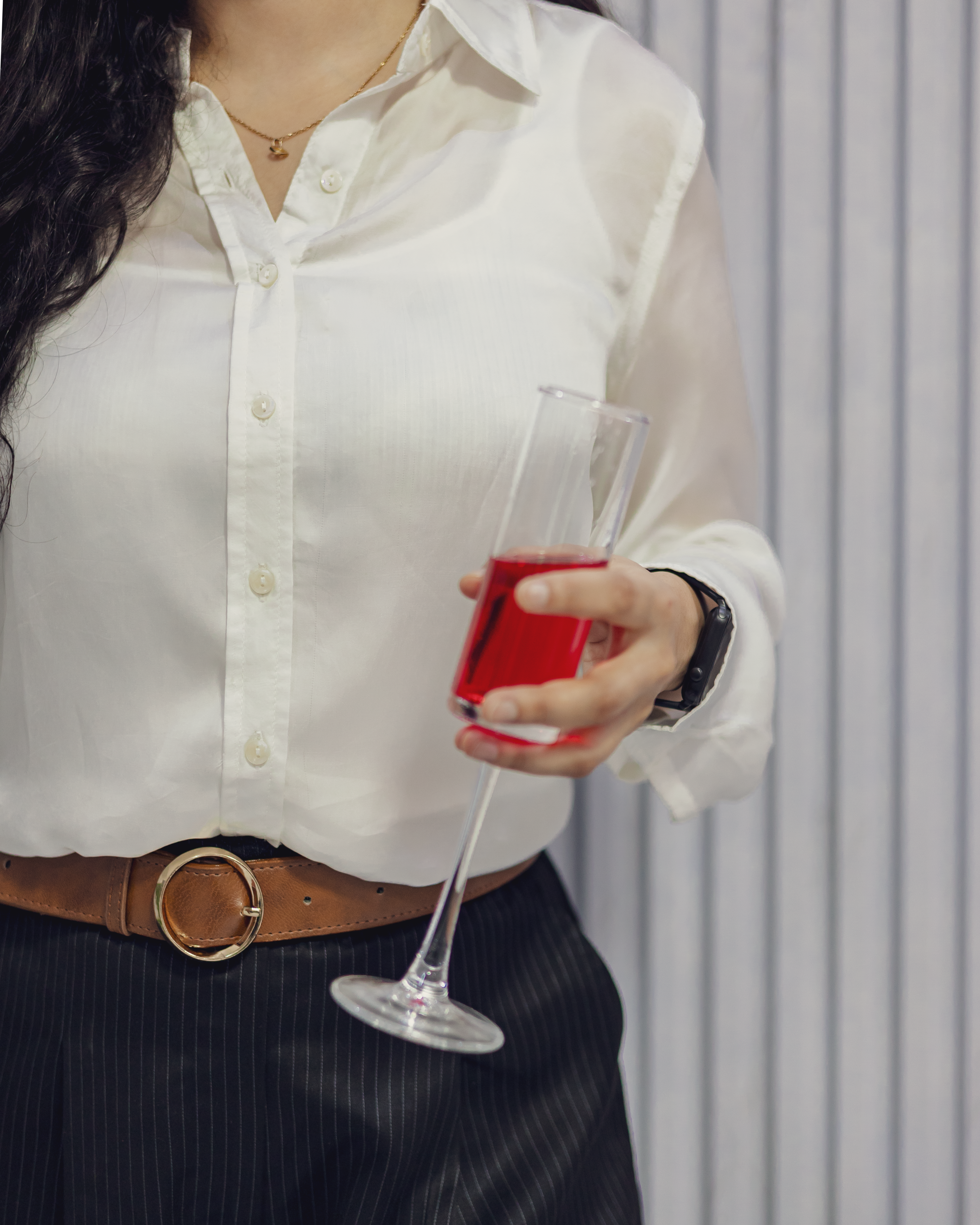 Classic off-White Viscose Shirt