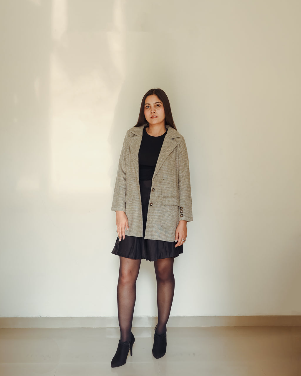 Heritage Check Tweed Blazer