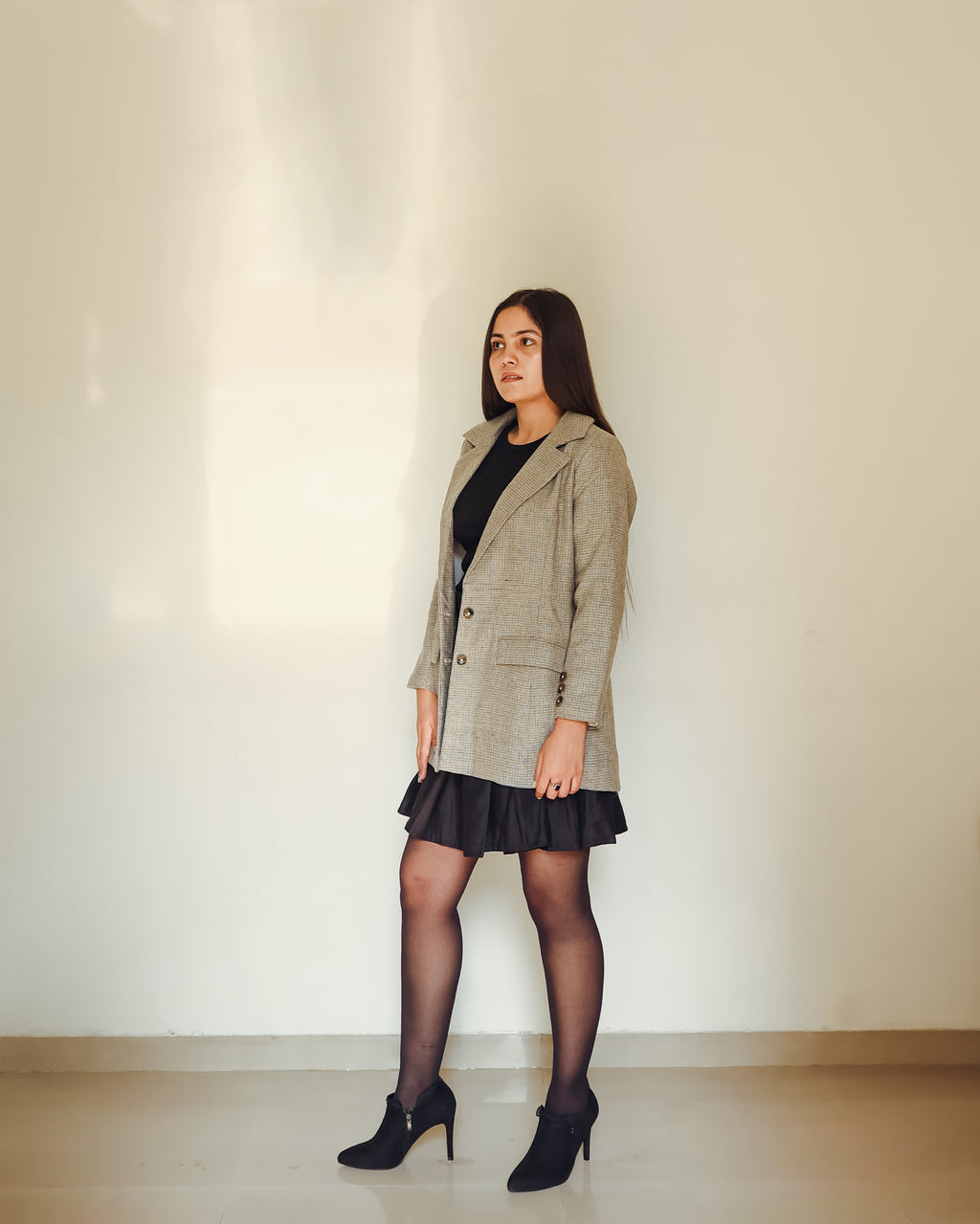 Heritage Check Tweed Blazer