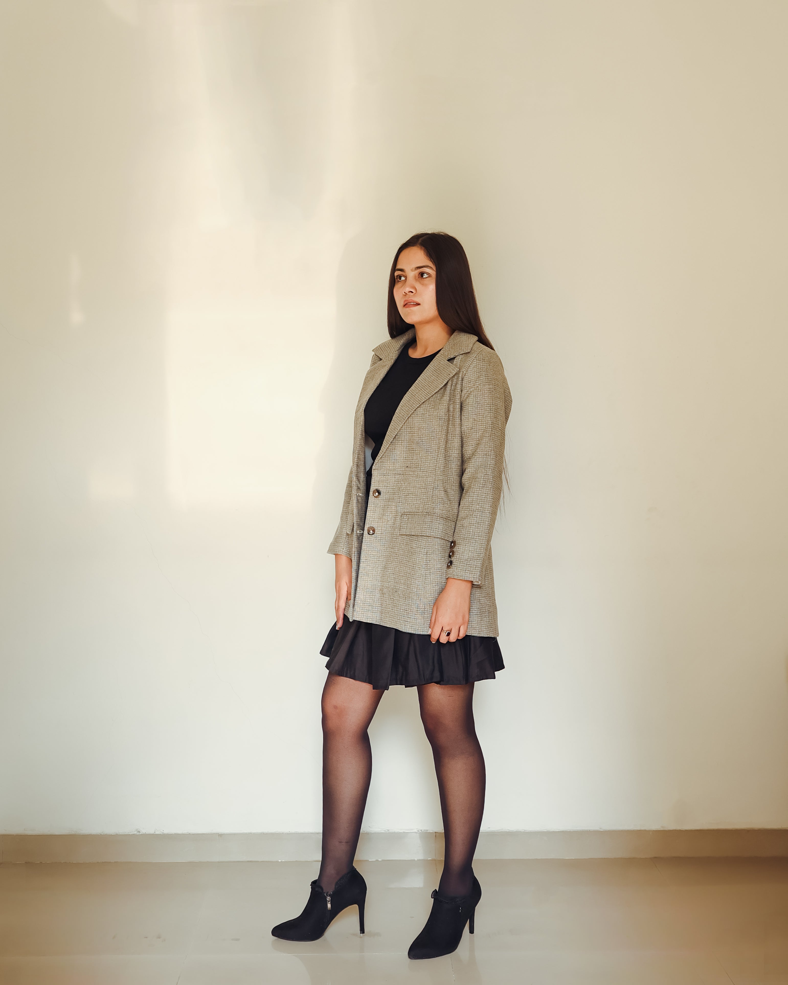 Heritage Check Tweed Blazer